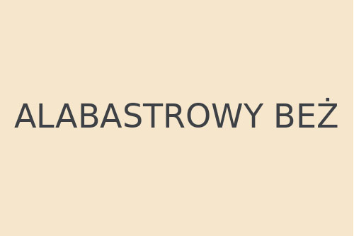 Alabastrowy beż #F5E6CC