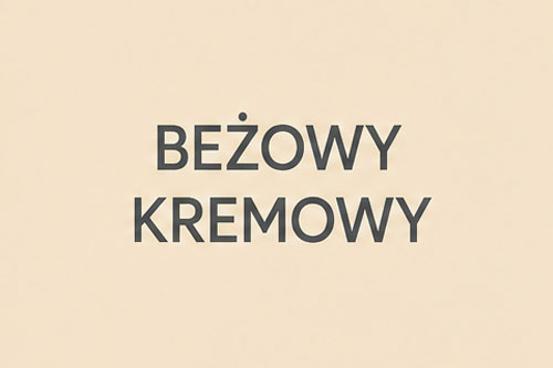 Kolor beżowy kremowy