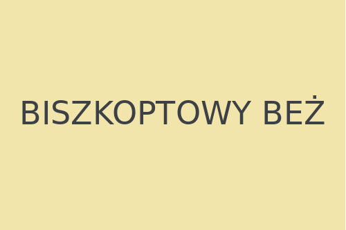 Biszkoptowy beż #F1E5AC