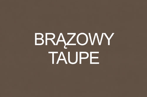 Kolor brązowy taupe
