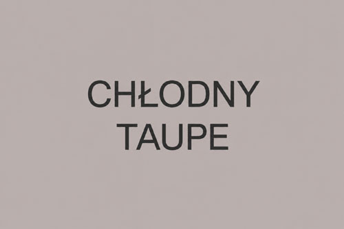 Kolor chłodny taupe