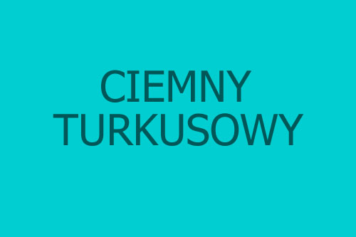 Kolor ciemny turkusowy