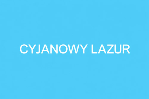 Cyjanowy lazur