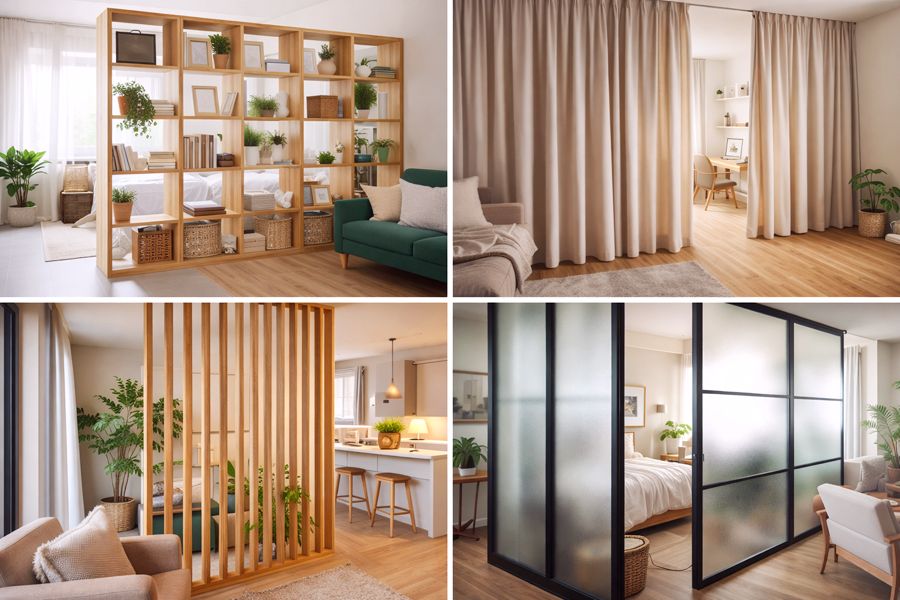 Jak podzielić pokój na 2 pokoje bez ściany