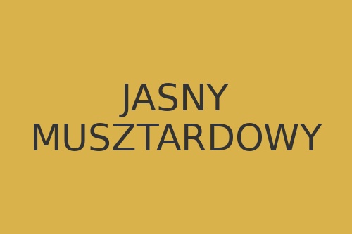 Kolor jasny musztardowy