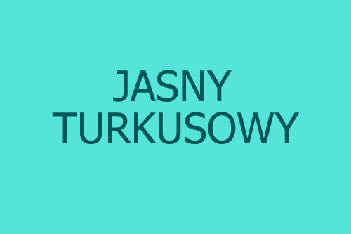 Kolor jasny turkusowy