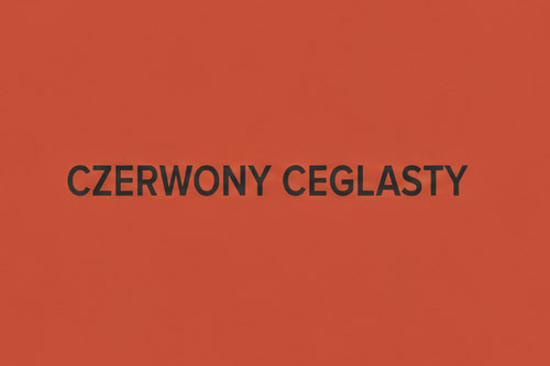 Kolor czerwony ceglasty