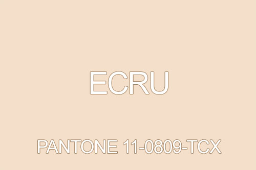 Kolor ecru Pantone