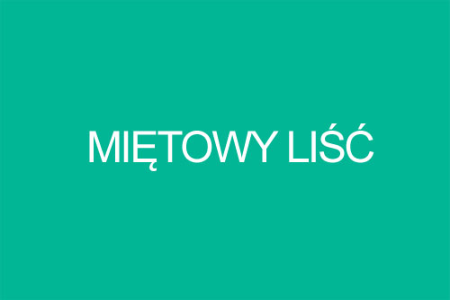 Kolor miętowy liść