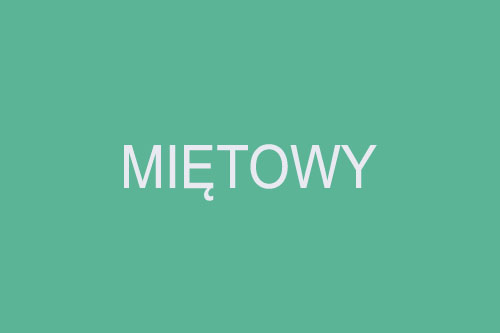 Kolor miętowy