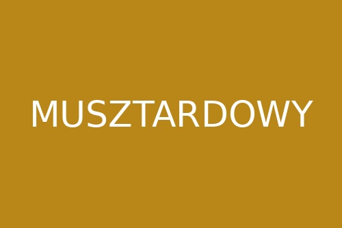 Kolor musztardowy
