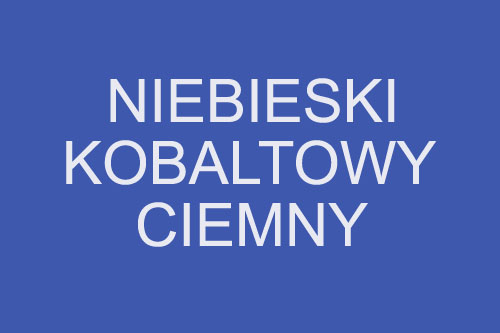 Kolor niebieski kobaltowy ciemny