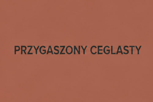 Kolor przygaszony ceglasty