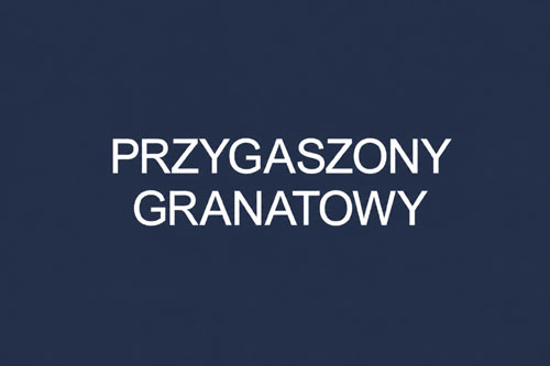 Kolor przygaszony granatowy