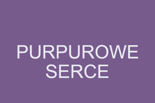 Kolor purpurowe serce