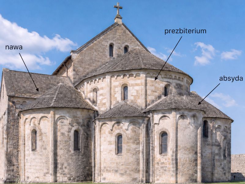 Kościół romański z absydą