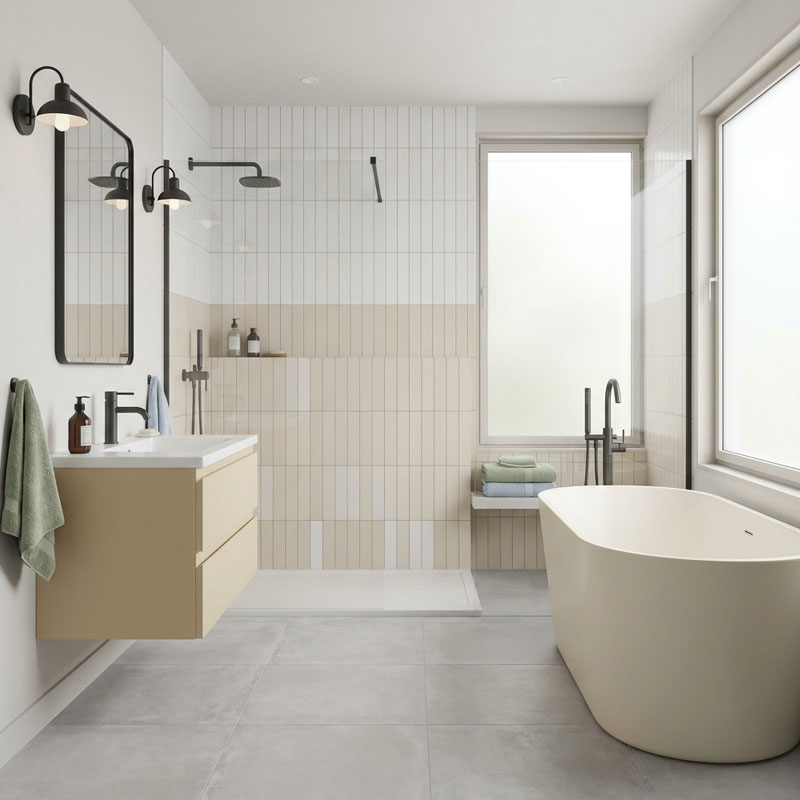 Łazienka w stylu skandynawskim - nowoczesna i jasna