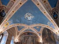 Malatura sklepienia i ścian w Palazzo dei Priori w Volterrze