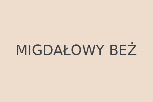 Migdałowy beż #EEDDCC