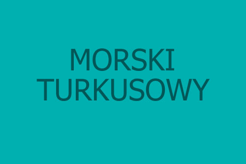 Kolor morski turkusowy