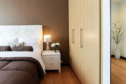 Nowoczesne kolory w sypialni