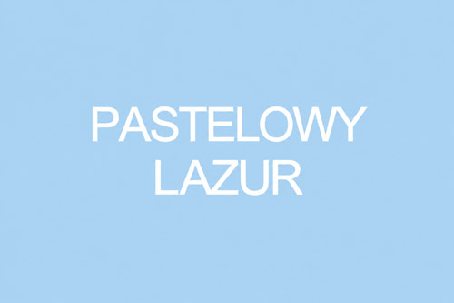 Pastelowy lazur