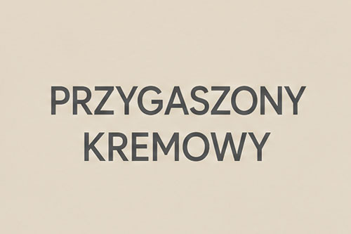 Kolor przygaszony kremowy