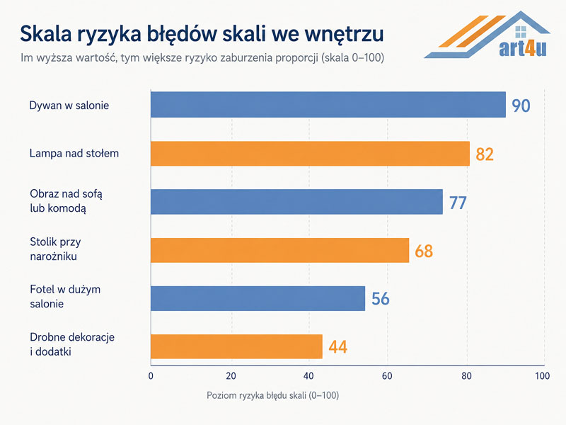 Skala ryzyka błędów skali we wnętrzu