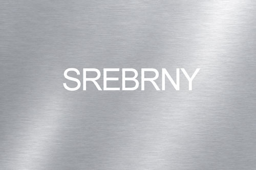 Kolor srebrny - metaliczny odcień srebra