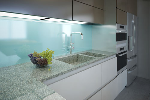 Szkło lacobel w kuchni