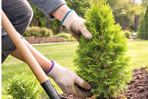 Tuja - sadzenie w ogrodzie