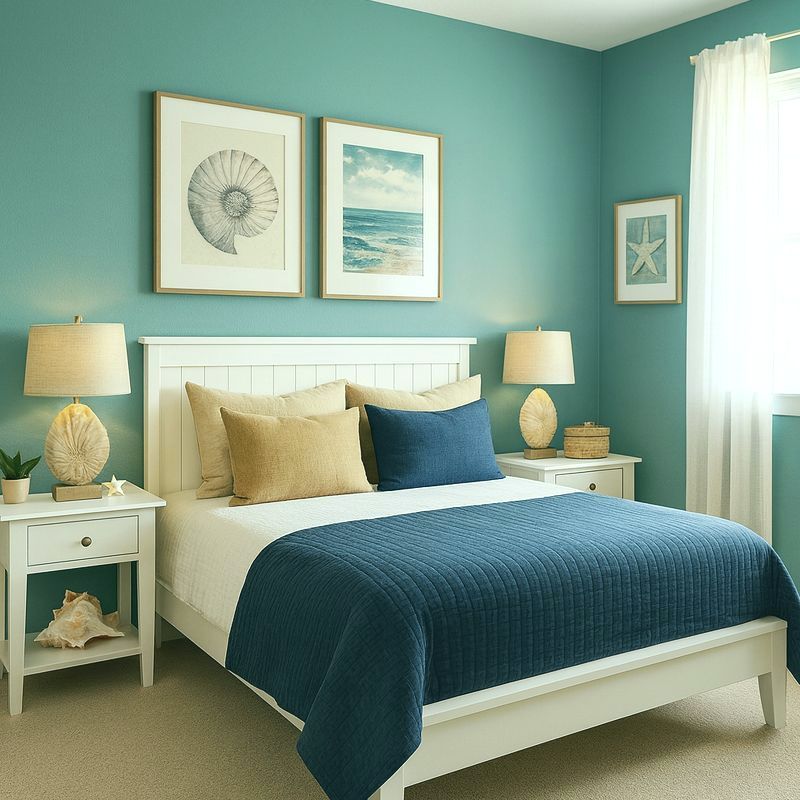 Turkusowa sypialnia nr2