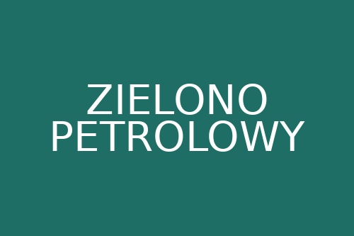 Kolor zielono-petrolowy